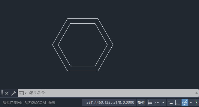 cad多邊形怎么整體偏移?cad多邊形整體偏移的方法。第6步