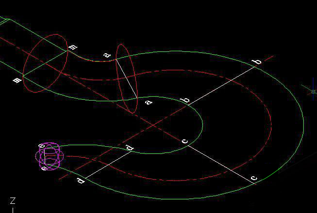 AutoCAD 2007起重機吊鉤的三維制作第4步