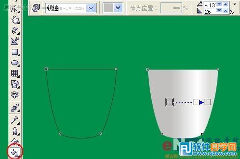 教你怎么用CoreldrawX7繪制卡通杯子_軟件自學(xué)網(wǎng)