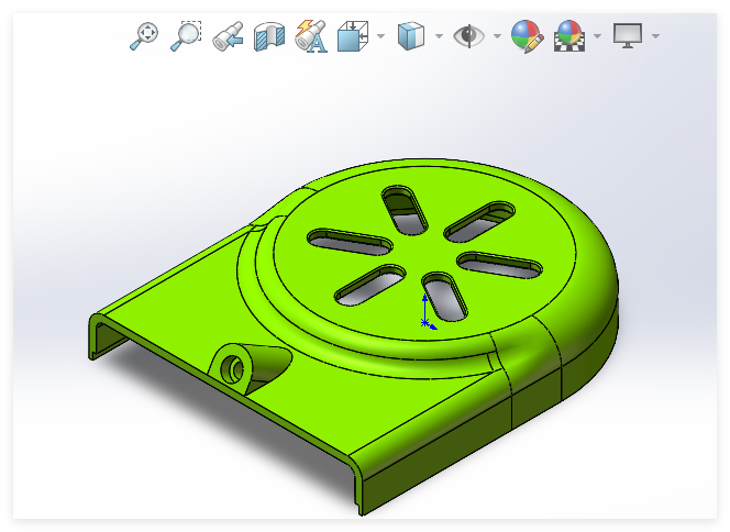 solidworks繪圖過程中怎么轉(zhuǎn)到等軸測視圖第4步
