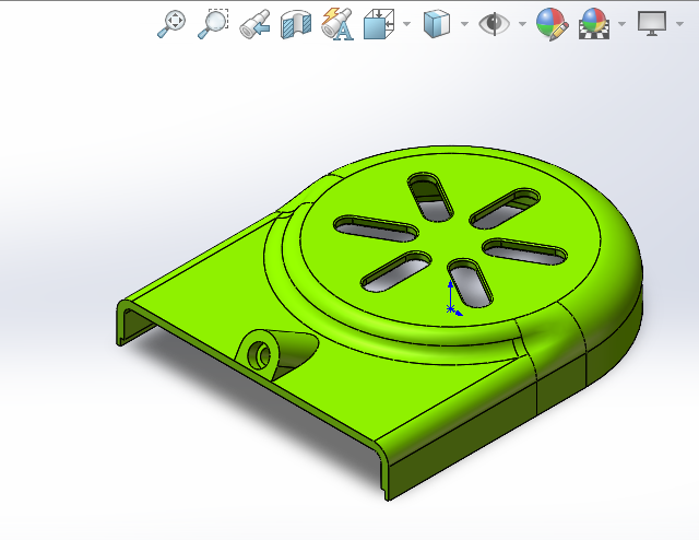 solidworks怎么轉(zhuǎn)到前視圖顯示的快捷鍵是什么？第1步